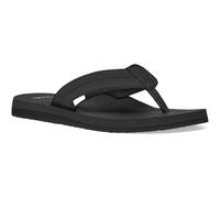Sanuk Men's Beer Cozy 2 Flip-Flop, Black, 12 UK