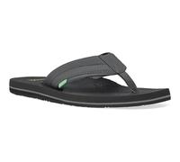 Sanuk Men's Beer Cozy 2 Flip-Flop, Charcoal, 9 UK