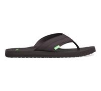 Sanuk Men's Beer Cozy 2 Flip-Flop, Dark Brown, 8 UK