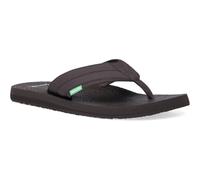 Sanuk Men's Beer Cozy 2 Flip-Flop, Dark Brown, 9 UK