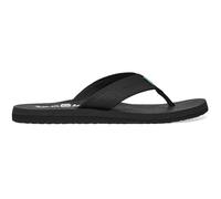 Sanuk Mens Beer Cozy Coaster | Flip Flops for Men | Mens Sandals | Beach Sandals | Supportive & Lightweight | Memory Foam Footbed, Black, 11 UK