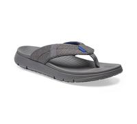 Sanuk Mens Beer Foamie 3 Pt | Flip Flops for Men | Water-Friendly Sandals | Floatable & Lightweight | Cushioned EVA Footbed, Charcoal Grey, 11