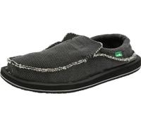 Sanuk Men's Chiba Sidewalk Surfer Shoe, Black, 40 EU