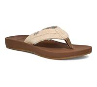 Sanuk Men's Cosmic Coast Hemp Flip-Flop, Oatmeal, 10 UK