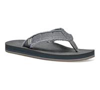 Sanuk Mens Fraid Not Soft Top | Flip Flops for Men | Mens Sandals | Beach Sandals | Supportive & Lightweight | Comfort Footbed, Charcoal, 11 UK