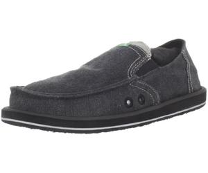 Sanuk Men's Pick Pocket Slip On, Charcoal, 40 EU