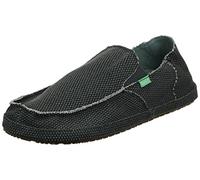 Sanuk Men's Rounder Slip-On Loafer, Pirate Black, 7 UK