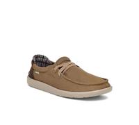 Sanuk Men's Shaka Lite 2 Knit Loafer, Khaki, 10 UK