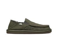 Sanuk Men's Vagabond Sidewalk Surfer St Hemp Loafer, Army, 7 UK