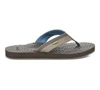 Sanuk Mens Ziggy Plush | Flip Flops for Men | Mens Sandals | Beach Sandals | Supportive & Lightweight | Comfort Footbed, Taupe, 10 UK