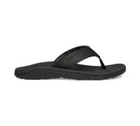 Sanuk On the Rocks Men's Beach Sandals | Flip Flops for Men | Quick Dry Flip-Flop Slides | Supportive & Lightweight | Arch Support Footbed, Black, 13 UK