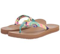 Sanuk Women's Ashland Soft Top Tie Dye Flip-Flop, Turquoise Multi, 5 UK