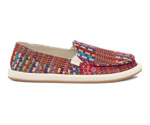 Sanuk Women's Donna Blanket Loafer, Pink Multi, 4 UK