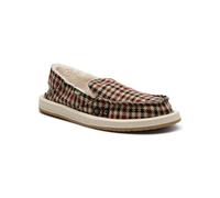 Sanuk Womens Donna Plaid Chill Loafer | Women's Slip-On Shoes | Packable Indoor-Outdoor Slippers | Cozy Lining with Comfort Footbed, Multi, 9 UK