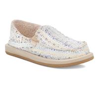 Sanuk Women's Donna Tweed Chill Loafer Flat, White Multi, 7 UK