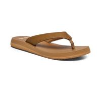 Sanuk Women's Flip Flops Yoga Mat, tan, 6 UK