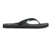 Sanuk Women's Yoga Joy Flip Flop, Black, 6 UK