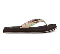 Sanuk Women's Yoga Paradise 2 Flip Flop, Natural Paradise Palms, 5 UK