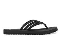 Sanuk Women's Yoga Sandy Flip-Flop, Black, 6 UK