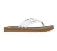 Sanuk Women's Yoga Sandy Flip-Flop, Tan/White, 6 UK