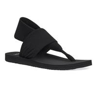 Sanuk Women's Yoga Sling | Sandals for Women | Yoga Sandals For Women | Memory Foam Footbed | Two-Way Stretch Upper, Black, 5 UK