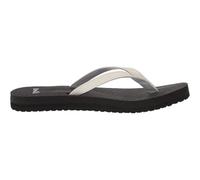 Sanuk Women's Yoga Spree 4 Flip Flop, White/Black, 5 UK