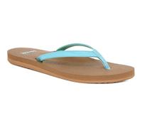 Sanuk Yoga Joy | Flip Flops for Women | Yoga Sandals For Women | Women's Beach Sandals | Memory Foam Footbed, Sky Blue, 7 UK
