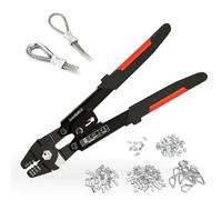 Sanuke Wire Rope Crimping Tool Kit, Up to 2.0mm Swaging Tool