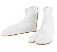 SANURAITABI Samurai Jikatabi Outdoor Tabi Japanese Outdoor Ninja Shose (White, UK Footwear Size System, Adult, Men, Numeric, Medium, 6.5)