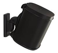 Sanus 1142968 Adjustable Speaker Wall Mount Designed For SONOS ONE, PLAY:1 & PLAY:3 - Single (Black)