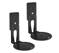 Sanus Fixed Speaker Wall Mounts for Sonos Era 100™ - Low Profile Speaker Mounts with Easy 3-Step Install & Included Hardware - Black Set of 2 Mounts