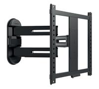 SANUS Height Adjustable Full Motion TV Wall Mount for 32” to 65” TVs - Raise or Lower TV 3” After Install - Maximizes Compatibility with Your Setup - 3 Step DIY w/Smooth Extension, Tilt & Swivel