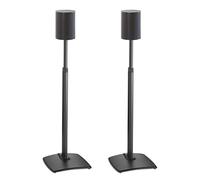 SANUS WSSE1A2 Height-Adjustable Speaker Stand for Sonos Era 100 Black, Pair