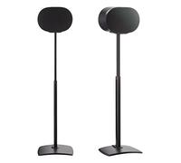 Sanus Height Adjustable Speaker Stands for Sonos Era 300™ - 17" Height Adjustment Sonos Stand Includes Carpet Spikes & Rubber Pads - Easy DIY Install Comes w/All Hardware - Black Pair