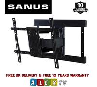 SANUS VLFS820-B2 Super Slim Full-Motion TV Mount for Most 40"-90" TVs up to 125 lbs