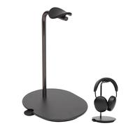 Sanus Sonos Ace Headphones Stand - Premium Silicone Cradle Prevents Creasing, Built-in Cable Management with Magnetic Clip for Fast Charging - Tool-Free Setup - Black