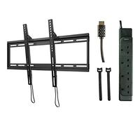SANUS SYSTEMS QLTK1-B4 "TV STARTER KIT INCLUDES:Tilting Wall Mount for 40 ""- 70"" flat-panel TV's - has 4x fixed Tilt positions (-5 / -8 / -10 Degrees) includes quick-release locking system to secura