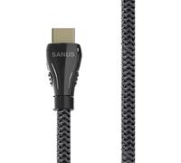 Sanus Ultra High Speed SAC-21HDMI2 2m Braided Cable - Black, Black