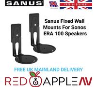 Sanus WSFME12 Pair Fixed Wall Mounts for Sonos Era 100 - Black
