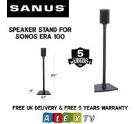 Sanus WSSE11-B2 Speaker Stand for Sonos Era 100™ (Single - Black)