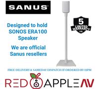 SANUS WSSE11 Speaker Stand for Sonos Era 100™ White, Single FREE Delivery