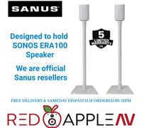 SANUS WSSE12 Speaker Stands for Sonos Era 100 White Pair FREE Delivery
