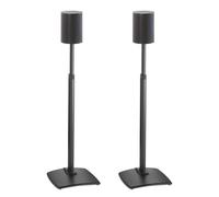SANUS WSSE1A2 Adjustable Speaker Stands for Sonos Era 100 Pair Black/White