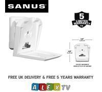SANUS WSWME31 White Single Tilt Swivel Speaker Wall Mounts For Sonos Era 300™