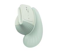 SANWA 2.4G Wireless +Bluetooth Ergonomic Mouse with Wrist Rest, GMAERGWBT22GR, Green