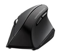 SANWA Bluetooth Ergonomic Mouse, Silent Click, 55° Vertical Ergo Mouse Wireless, 800/1200/1600 DPI, 3 Programmable Buttons, Optical Computer Mice, Compatible with Mac, Windows, PC, Laptop, Chrome