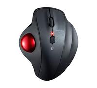 SANWA Bluetooth Ergonomic Trackball Mouse, Optical Vertical Rollerball Mice, Silent Buttons, 600/800/1200/1600 Adjustable DPI, Compatible with MacBook, Windows, macOS, iPad, Android, iOS, Chrome OS