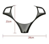 SANWAN Carbon Fiber Steering Wheel Frame Trim For B-M-W 3 Series E90 E92 05-12