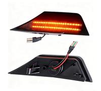 SANWAN LED Side Marker Lights Compatible with Honda Civic 10th Gen 2016-2018 Sedan Coupe Hatchback Type R Si, Sequential Dynamic Amber Turn Signal Smoked Lens Replacement 33800TBAA02, 33850TBAA02 2PCS