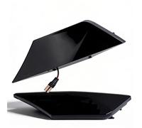 SANWAN LED Side Marker Lights Compatible with Honda Civic X all models (Typ FC/FK) before 2015, Smoked Lens, Amber Sequential Turn Signal, OE Number: 34300-TET-H01/34350-TET-H01